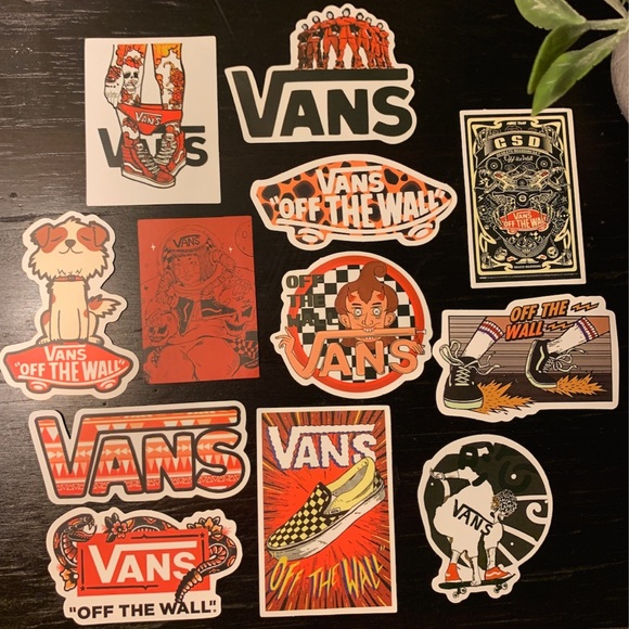 VANS Off The Wall Skate Stickers Decals 12pk - Picture 3 of 4